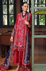 Reine Luxury By Republic Unstitched Lawn Embroidered 3 Piece Suits- RPRLXL-2B- Belle Rosse- Summer Collection
