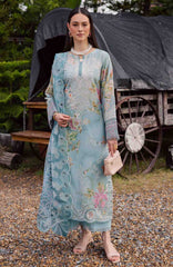 Gardenia By Nureh Unstitched Lawn Embroidered 3 Piece Suit - NRGRDL-03- Summer Collection