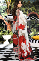 Luxury Printed Lawn By Regalia Unstitched  Lawn Printed 3 Piece Suit  - RGLASIBPRT-05- Berry Bano- Summer Collection