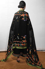 Jugnu by Hussain Rehar Unstitched Lawn Embroidered 3 Piece Suits- -JUGELXL-09- Bahri- Summer Collection