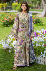 Bridgerton By Elaf Unstitched Lawn Printed 3 Piece Suit  - ELFBRGLP-4A- Giardino- Summer Collection