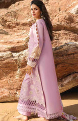 Summer Dream By Manara Unstitched Lawn Embroidered 3 Piece Suit - MNMSDRL-09- Lavander Dreams-Summer Collection