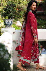 QPrints By Qalamkar Unstitched Lawn Printed 3 Piece Suit QLMQP26 Brie - 5A - Summer Collection