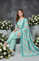 Salina Dobby By Regalia Unstitched  Lawn Printed 3 Piece Suit  - RGLSLNDB-09- Salina Dobby 9-Summer Collection