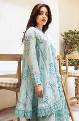 M Basic Elaheh By Maria B Unstitched Lawn  Printed  3 Piece Suit - MBSCELPL09 - Summer Collection