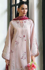 Qline by Qalamkar  Unstitched Lawn Embroidered 3 Piece Suit - QLMQDL-9- Reyna -  Summer Collection