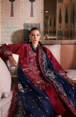 Reine Luxury By Republic Unstitched Lawn Embroidered 3 Piece Suits- RPRLXL-2B- Belle Rosse- Summer Collection