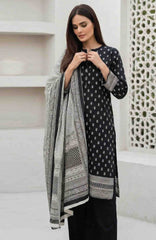 Black & White by Regalia Textile Unstitched Lawn Printed 3 Piece Suit  - RGLBLWTLP -09  Summer Collection