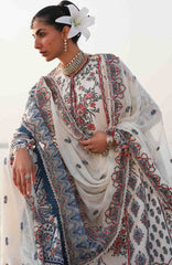 Kala Bagh By Hussain Rehar Unstitched Luxury Lawn Embroidered 3 Piece Suit - HRKBLXL-09- Yuki- Summer Collection