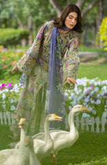 Bridgerton By Elaf Unstitched Lawn Printed 3 Piece Suit  - ELFBRGLP-4A- Giardino- Summer Collection