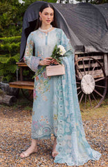 Gardenia By Nureh Unstitched Lawn Embroidered 3 Piece Suit - NRGRDL-03- Summer Collection