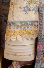 Belle Saison by Esmel Unstitched Lawn Embroidered 3 Piece Suit - ESLBLS-05-Cosette - Summer Collection