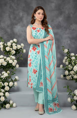 Salina Dobby By Regalia Unstitched  Lawn Printed 3 Piece Suit  - RGLSLNDB-09- Salina Dobby 9-Summer Collection