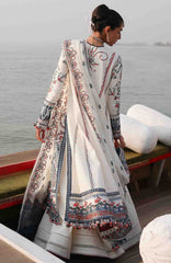 Kala Bagh By Hussain Rehar Unstitched Luxury Lawn Embroidered 3 Piece Suit - HRKBLXL-09- Yuki- Summer Collection