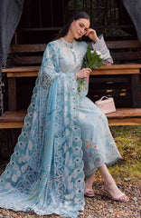 Gardenia By Nureh Unstitched Lawn Embroidered 3 Piece Suit - NRGRDL-03- Summer Collection