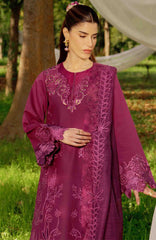 Luxury Eid By Rang Rasiya Unstitched Lawn Embroidered 3 Piece Suit  - RRLELXL-13- Zaha - Summer Collection