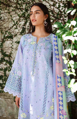 A Moi - Held By Love By Mushq Unstitched Luxury Lawn Embroidered 3 Piece Suit - MQHMAM-09- Sweet Confession -  Summer Collection