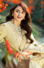 Luxury By Elaf Unstitched Lawn Embroidered 3 Piece Suit - ELFLXL-5- Souci - Summer Collection