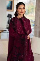 Carnation By Rang Rasiya  Unstitched  Lawn Embroidered 3 Piece Suit RRCRTL-09- Nora- Summer Collection