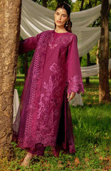 Luxury Eid By Rang Rasiya Unstitched Lawn Embroidered 3 Piece Suit  - RRLELXL-13- Zaha - Summer Collection