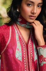 QPrints By Qalamkar Unstitched Lawn Printed 3 Piece Suit QLMQP26 Brie - 5A - Summer Collection