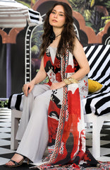 Luxury Printed Lawn By Regalia Unstitched  Lawn Printed 3 Piece Suit  - RGLASIBPRT-05- Berry Bano- Summer Collection