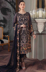 Chevron Vol-05 by Ramsha Unstitched  Luxury Chiffon 3 Piece Suit-RMCHV22F-A506- Formal Collection