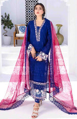 Rungkari By Mahiymaan Al Zohaib- Unstitched Embroidered Lawn 3 Piece Suit- MHYRGK23L-A6- Summer Collection (Copy)