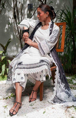 Laanem by Saira Rizwan Unstitched Lawn Embroidered 3 Piece Suit  - SRLMPRT-2B-Amara-B  Summer Collection