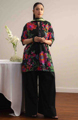Coco Prints Drop-Two By Zara Shahjahan Unstitched Lawn Printed 3 Piece Suit - CCZSDIILP-2A- Asahi - Summer Collection