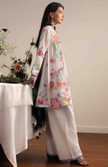 Coco Prints Drop-Two By Zara Shahjahan Unstitched Lawn Printed 3 Piece Suit - CCZSDIILP-2B- Asahi - Summer Collection