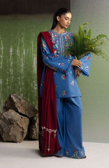 Coco  By Zara Shahjahan Unstitched Khaddar Embroidered 3 Piece Suit - CCZSKRDW-9A- ASMANI- Winter Collection
