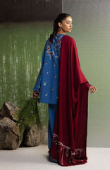 Coco  By Zara Shahjahan Unstitched Khaddar Embroidered 3 Piece Suit - CCZSKRDW-9A- ASMANI- Winter Collection
