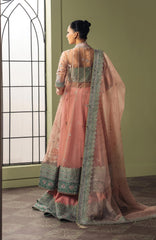 Luminara by Ayzel Unstitched Organza Embroidered  3 Piece Suit- AYZLMN171-LUNAL - Wedding Collection