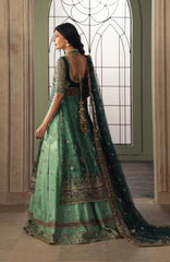 Luminara by Ayzel Unstitched Organza Embroidered  3 Piece Suit- AYZLMN172-KOEL - Wedding Collection
