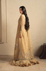 Luminara by Ayzel Unstitched Organza Embroidered  3 Piece Suit- AYZLMN174-AMANEL - Wedding Collection
