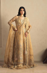 Luminara by Ayzel Unstitched Organza Embroidered  3 Piece Suit- AYZLMN174-AMANEL - Wedding Collection