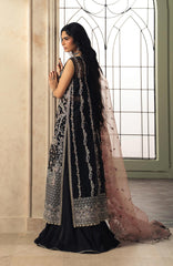 Luminara by Ayzel Unstitched Organza Embroidered  3 Piece Suit- AYZLMN180-ALAYA - Wedding Collection