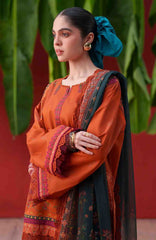 Laanem by Saira Rizwan Unstitched Lawn Embroidered 3 Piece Suit  - SRLMPRT-3B- Azai-B  Summer Collection