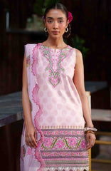 Laanem by Saira Rizwan Unstitched Lawn Embroidered 3 Piece Suit  - SRLMPRT-5B- Azura-B  Summer Collection