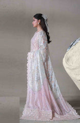 Saagar By Aabyaan Unstitched  Lawn Embroidered 3 Piece Suit - ABYSGRL-05- Rimal-  Summer Collection