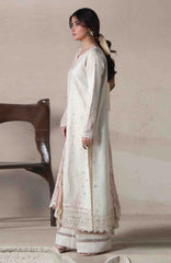 Saagar By Aabyaan Unstitched  Lawn Embroidered 3 Piece Suit - ABYSGRL-06- Nairah-  Summer Collection