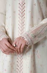 Saagar By Aabyaan Unstitched  Lawn Embroidered 3 Piece Suit - ABYSGRL-06- Nairah-  Summer Collection