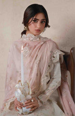 Saagar By Aabyaan Unstitched  Lawn Embroidered 3 Piece Suit - ABYSGRL-06- Nairah-  Summer Collection
