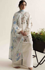 Coco Lawn Edit II by Zara Shahjahan Unstitched  Lawn Embroidered 3 Piece Suit -CCZSEDLII-7A - Arlo- Summer Collection