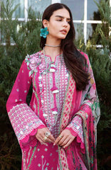 A Moi - Held By Love By Mushq Unstitched Luxury Lawn Embroidered 3 Piece Suit - MQHMAM-16- Opulent Whisper -  Summer Collection