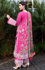 A Moi - Held By Love By Mushq Unstitched Luxury Lawn Embroidered 3 Piece Suit - MQHMAM-16- Opulent Whisper -  Summer Collection