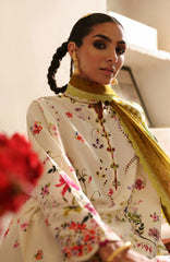 Zaha festive Spring Summer'25 Embroidered Lawn Suits Unstitched 3 Piece - ZHSS25L10 -  Summer Collection