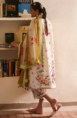 Zaha festive Spring Summer'25 Embroidered Lawn Suits Unstitched 3 Piece - ZHSS25L10 -  Summer Collection