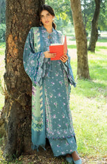 Wilderness by Elaf Unstitched Embroidered Pashmina Shawl  3 Piece Suit ELFWLDW- 4B-CINERARIA- Winter Collection